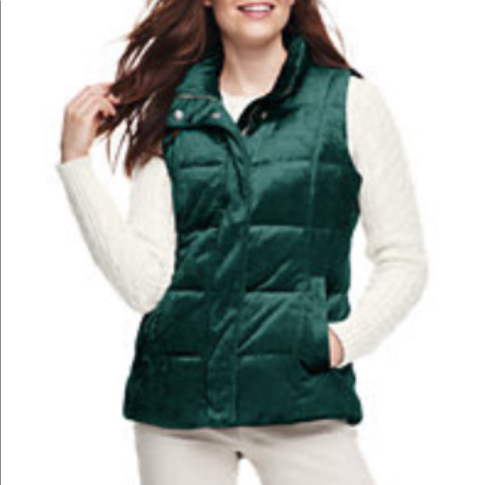 Women’s Velvet Puffer Vest